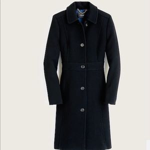 Brand New Classic lady day coat in Italian double-cloth wool with Thinsulate.